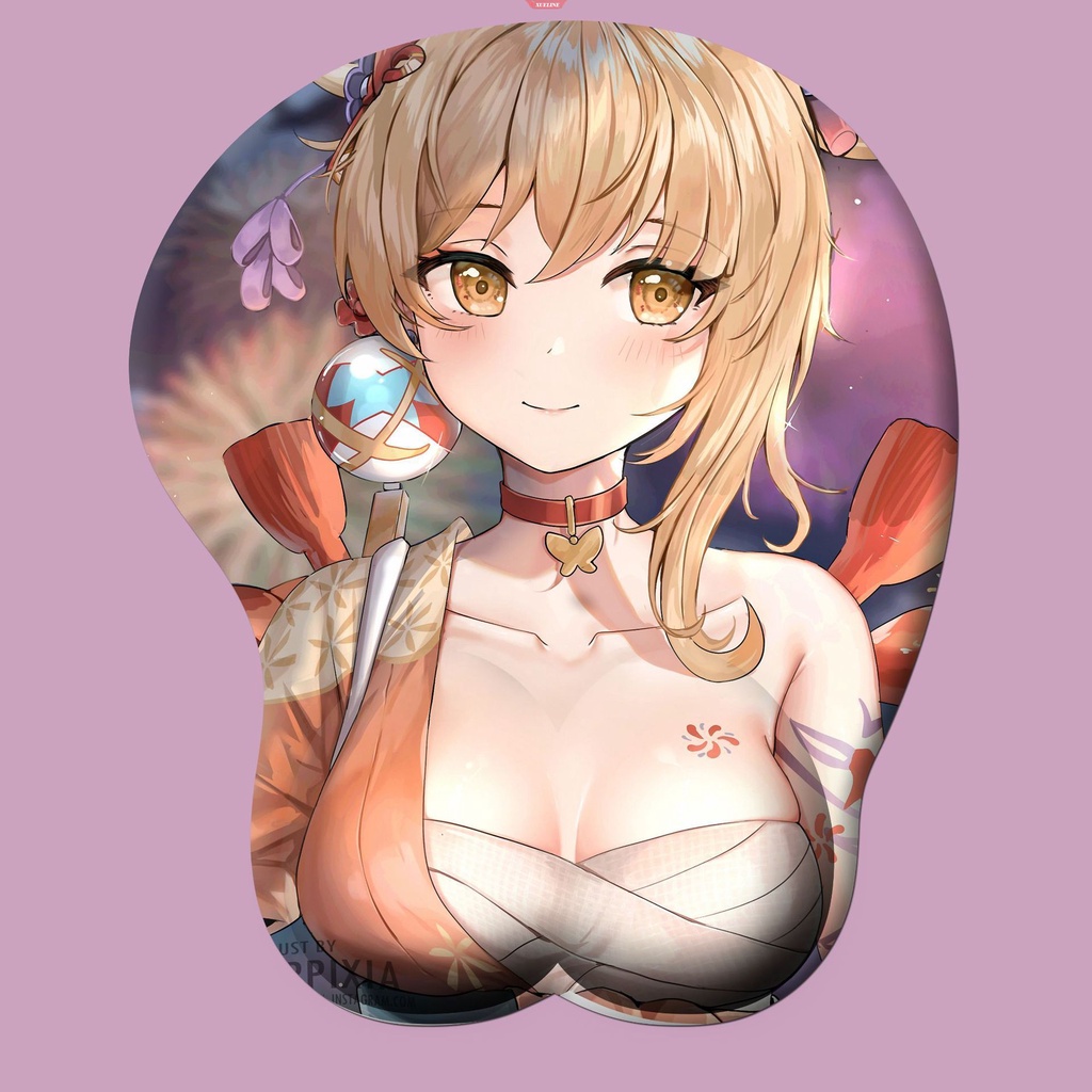 3d Sexy Mouse Pad Kreatif Dua Dimensi 3d Silikon Kecantikan Mouse Pad Pribadi Animasi Kartun Hand Pad Cuff Mouse Pad [ZXL]
