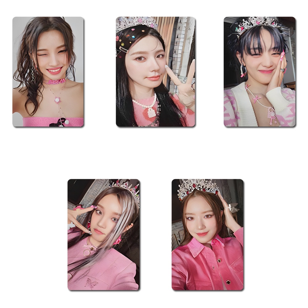 5pcs/set (G) I-DLE Album Photocards I FEEL Lomo Kartu GIDLE QUEENCARD Kpop Postcards Speciall Collection