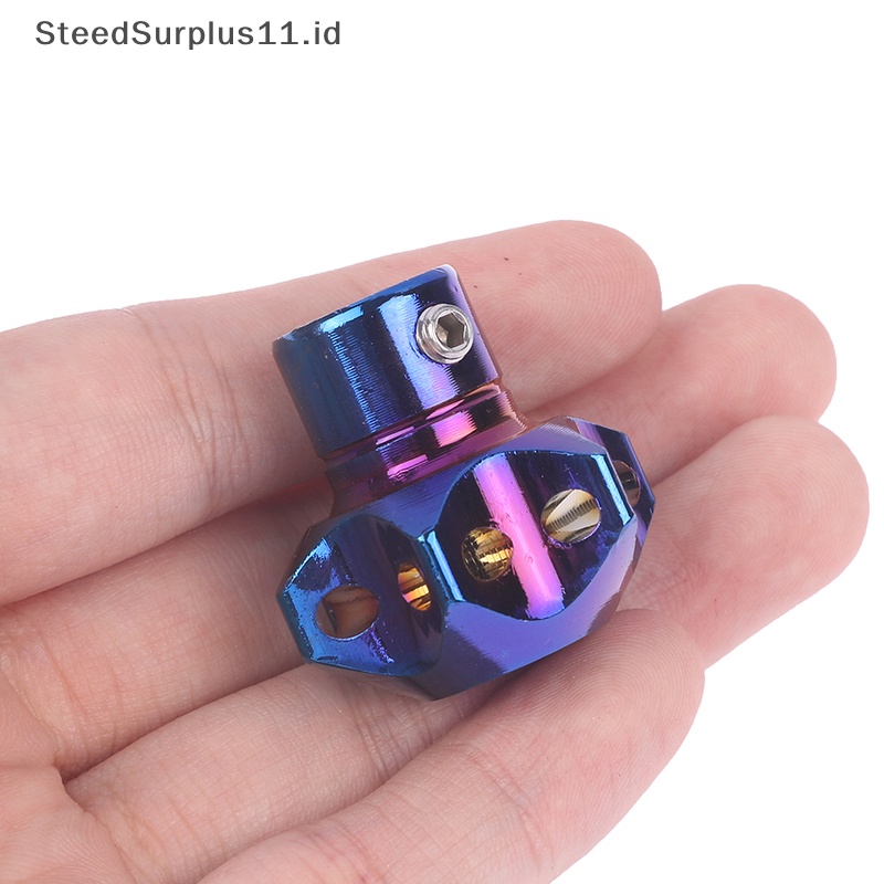 Steed Kepala Kunci Motor Mobil Aluminium Alloy Hexagon Key Bit Tip Auto Dekorasi Acces ID