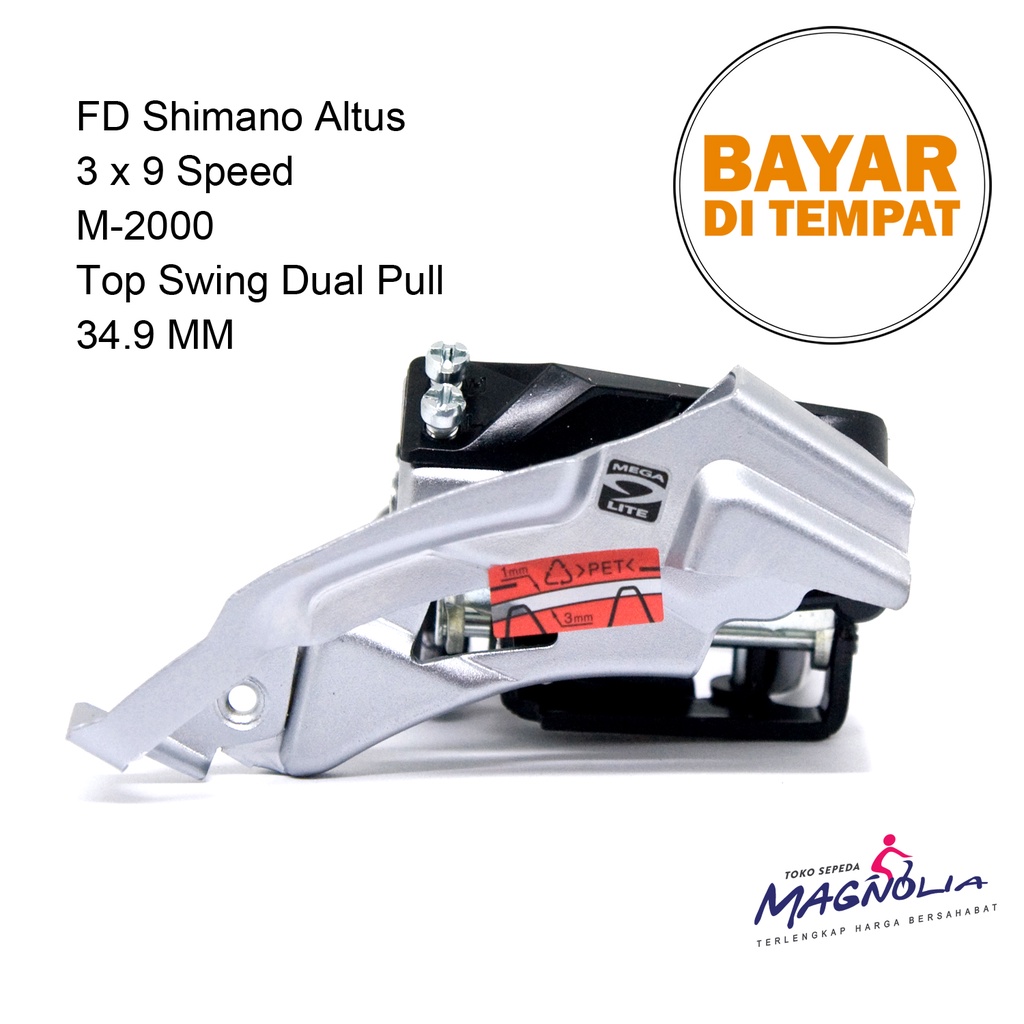 Front Derailleur FD Sepeda Shimano 3x9 Speed MTB Gunung Roadbike Original