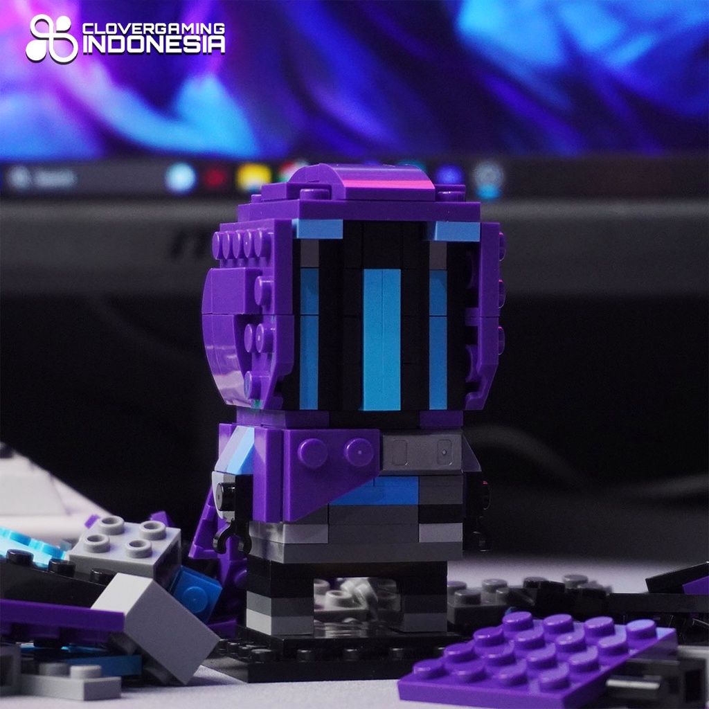 Gobricks MOC Omen Valorant Agent Lego Mainan Toys Blocks Action Figure