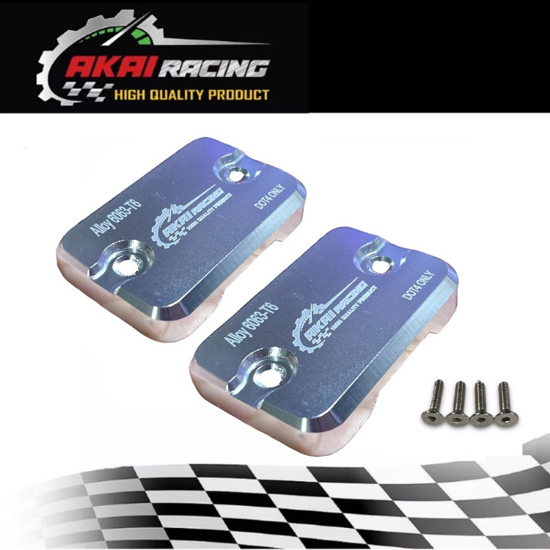 Cover Tutup Minyak Rem AKAI Racing Full Cnc tutup master rem Motor ****Pcx 150 Pcx 160 Adv 150 Adv 160 Vario 160 Abs Xmax****  Best Quality akai racing