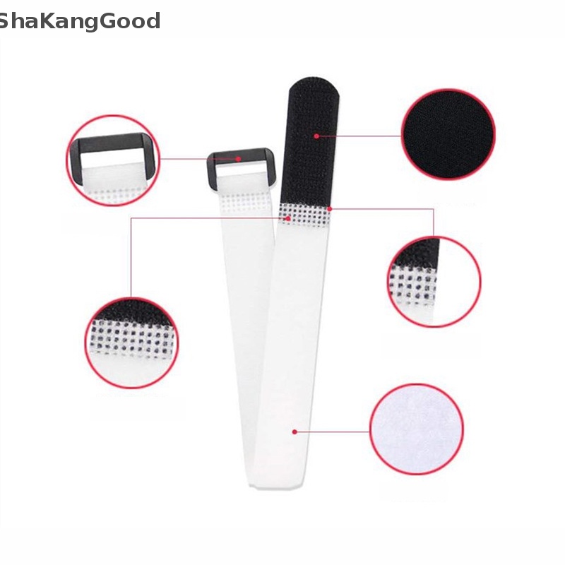 Skid 10-Pack Reusable Fishing Rod Tie Holder Strap Sling Hook Pengikat Kabel Loop SKK