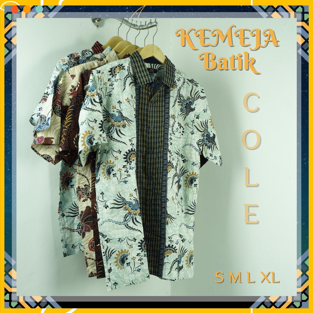 Kemeja  Batik  Pria  Cole