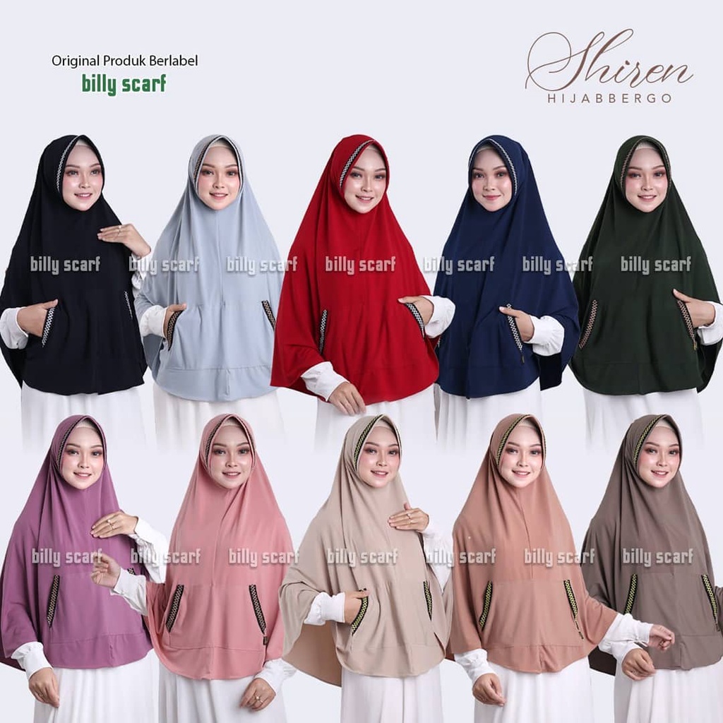Hijab kantong zigzag kerudung instan syar'i langsung pakai tanpa ribet jilbab masa kini