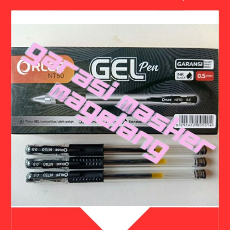 

BOLPOIN ORLEE GEL PEN kode NT50