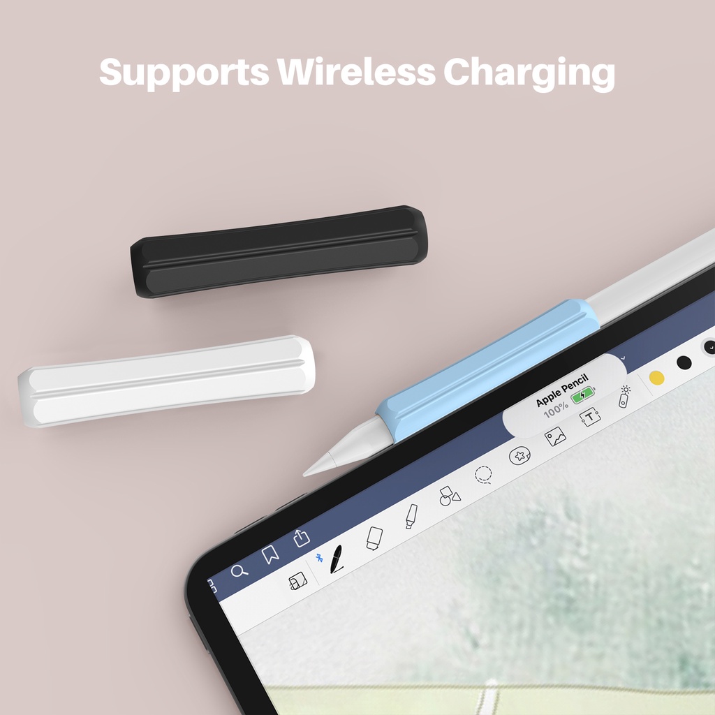 Tablet Touch Pen Grip Case Pensil Untuk Apple Pencil1/2 Tablet Pelindung Touch Screen Pen Grip Holder