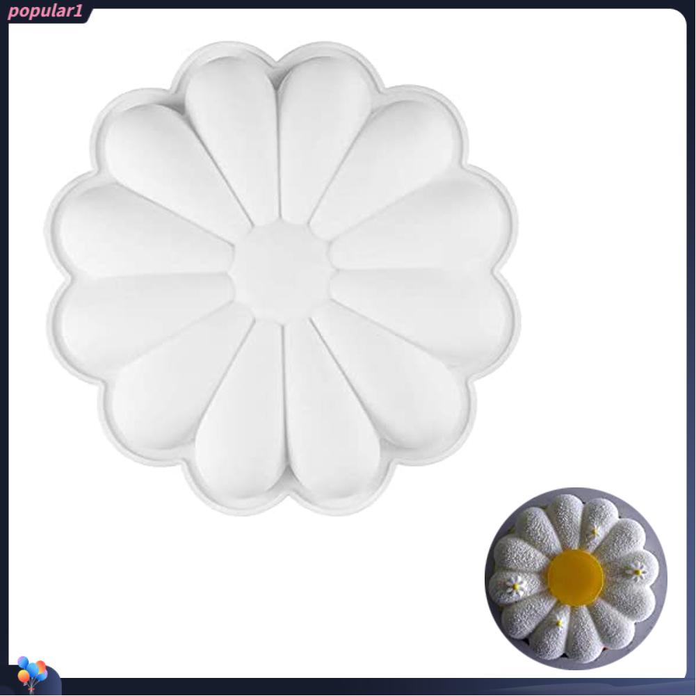 Populer Cetakan Kue Bunga Mudah Dibersihkan Coklat DIY Pastry Mousse Jelly Dessert Silikon