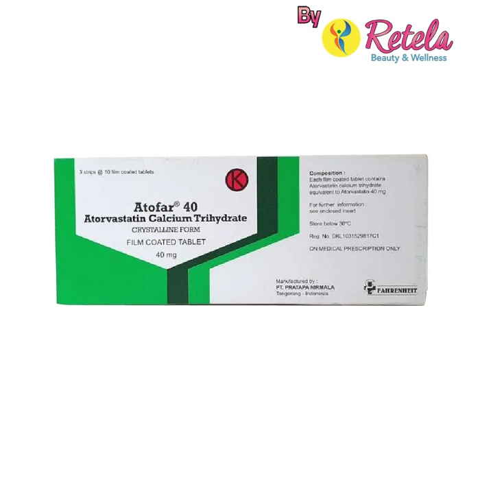 ATOFAR 40 MG 1 STRIP 10 TABLET