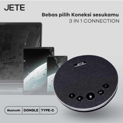 Speakerphone JETE 3 In 1 (Bluetooth, Dongle, Kabel USB)