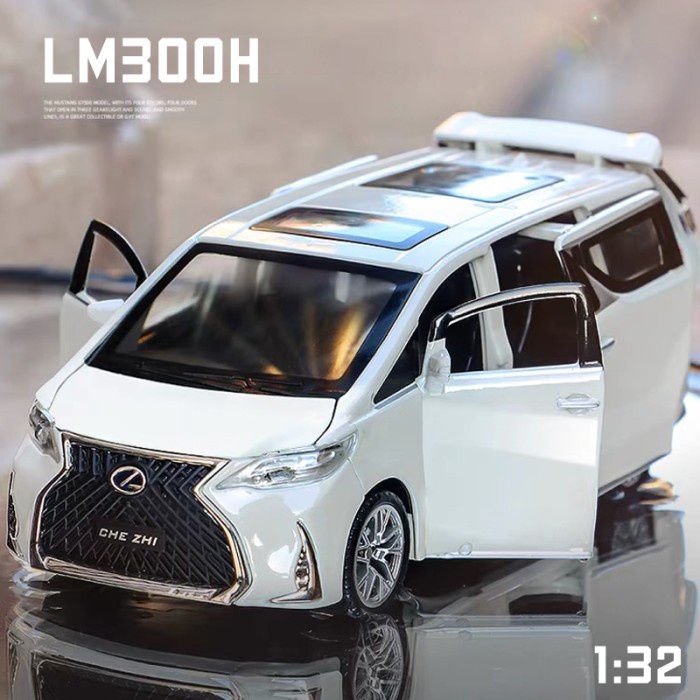 Diecast Miniatur Mobil Lexus LM300H Skala 1:32