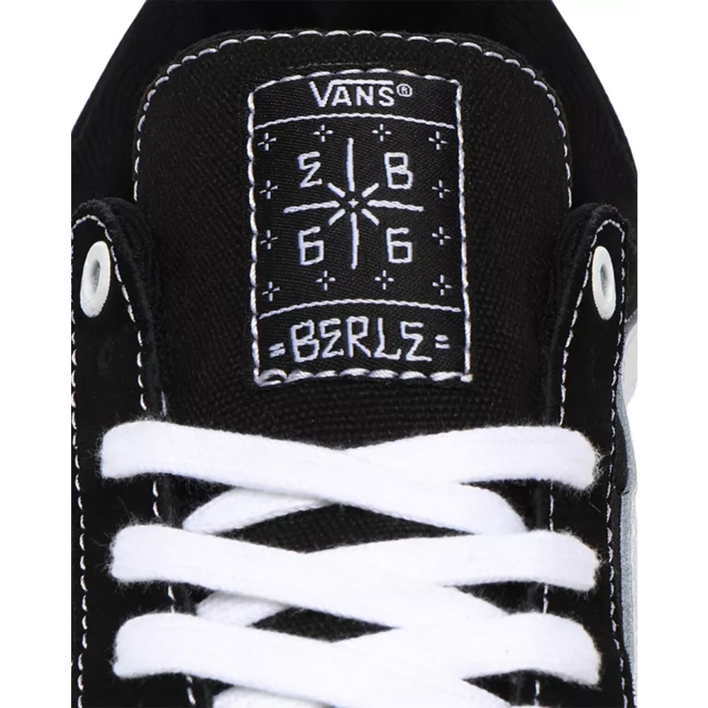 SEPATU VANS OFF THE WALL | BERLE PRO BLACK TRUE WHITE