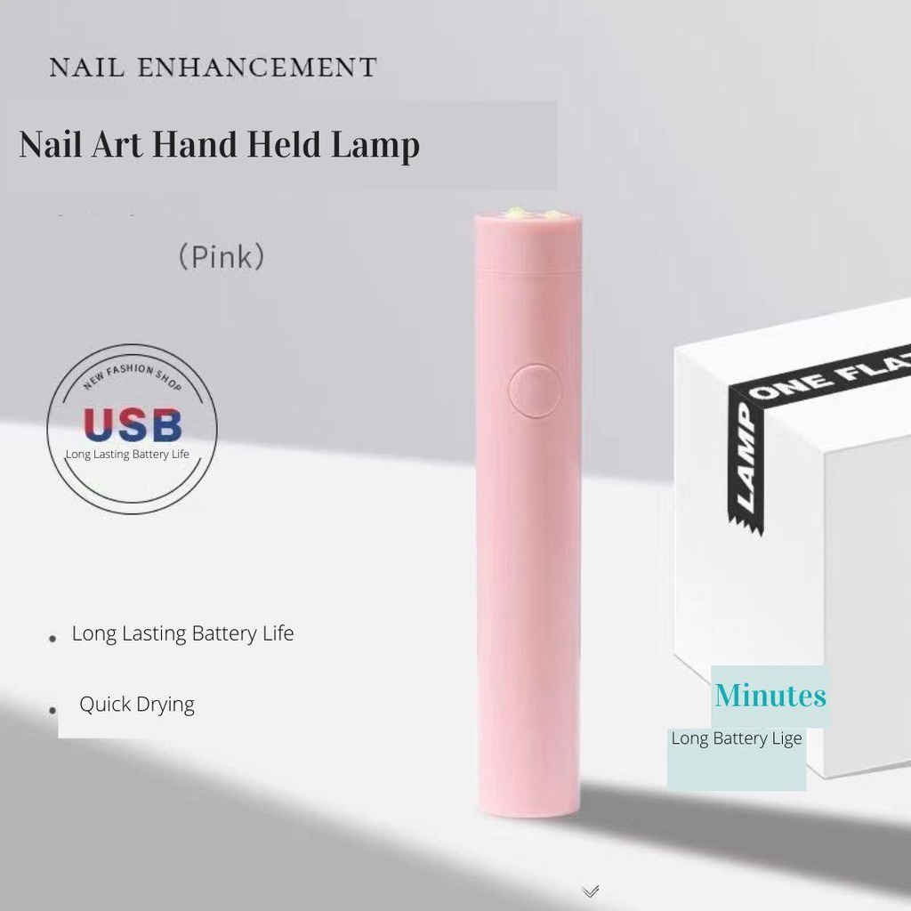 hand UV Lamp / Lampu pengering Kutek Nail Art lamp/ UV Pen Lamp