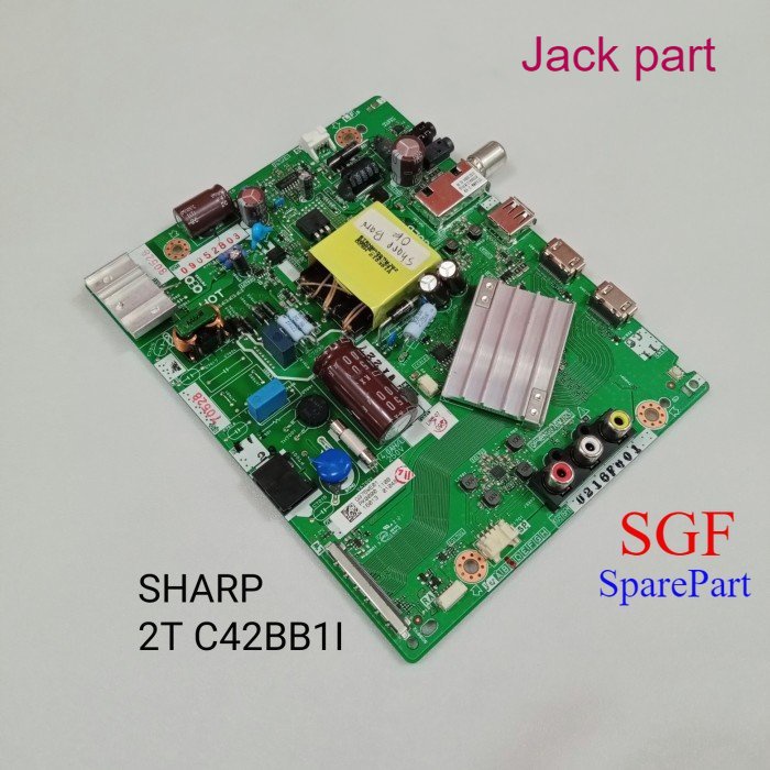 MB SHARP 2T C42BB1I - MAINBOARD - MESIN TV LED SHARP 2T C42BB1I
