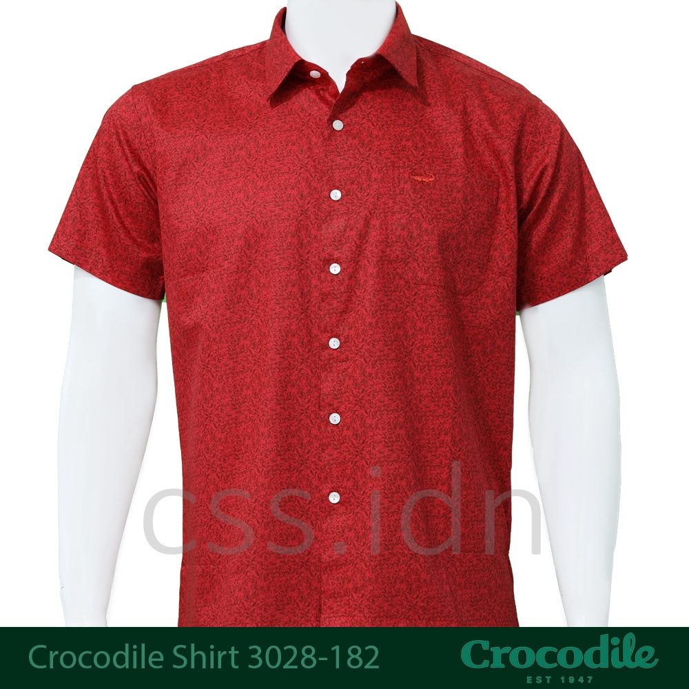 Kemeja Pria Lengan Pendek Crocodile 3028-182