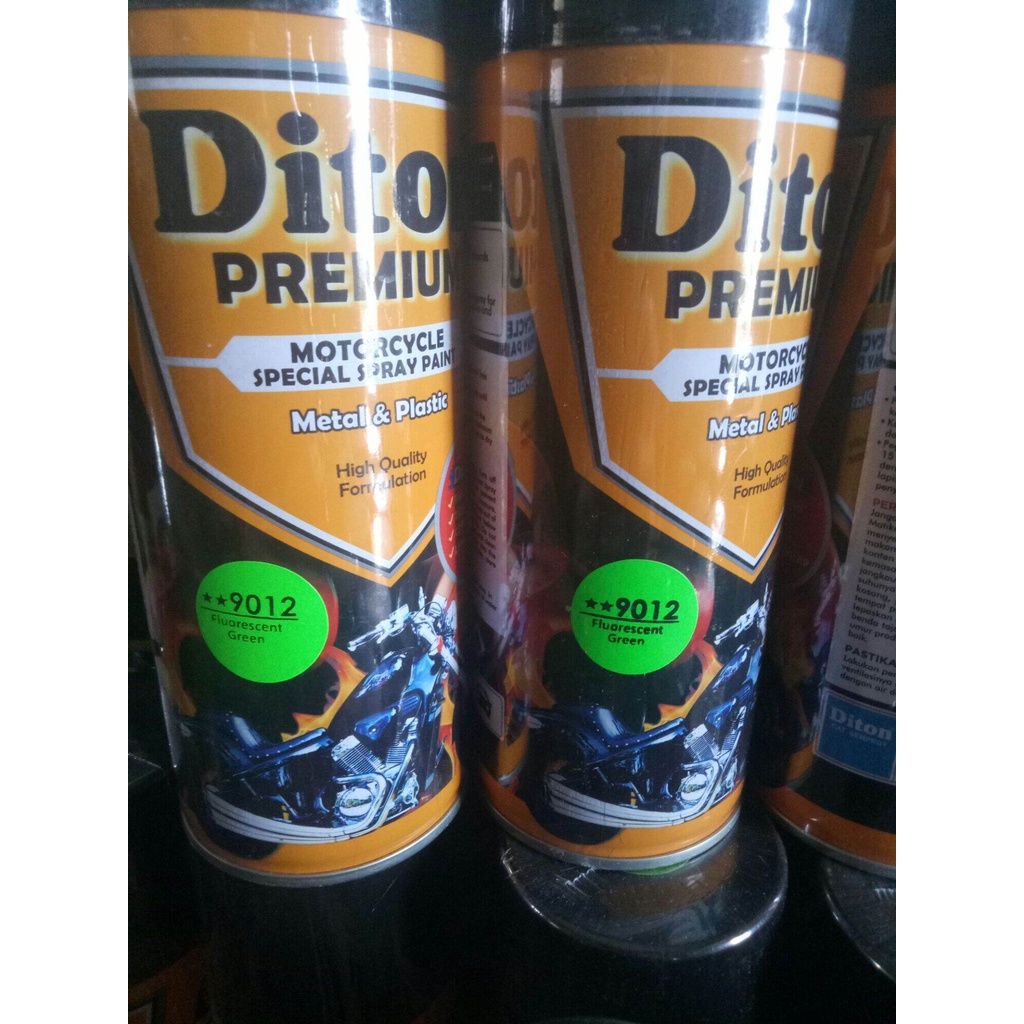 Pilok Pilox Diton Premium stabilo hijau 9012 400CC fluorescent green 9012** 400CC