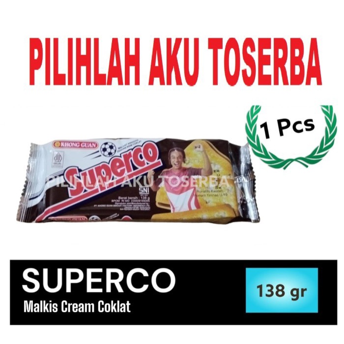 Biskuit Khong Guan SUPERCO Malkist Cokelat - ( HARGA 1 DUS ISI 30 pcs)