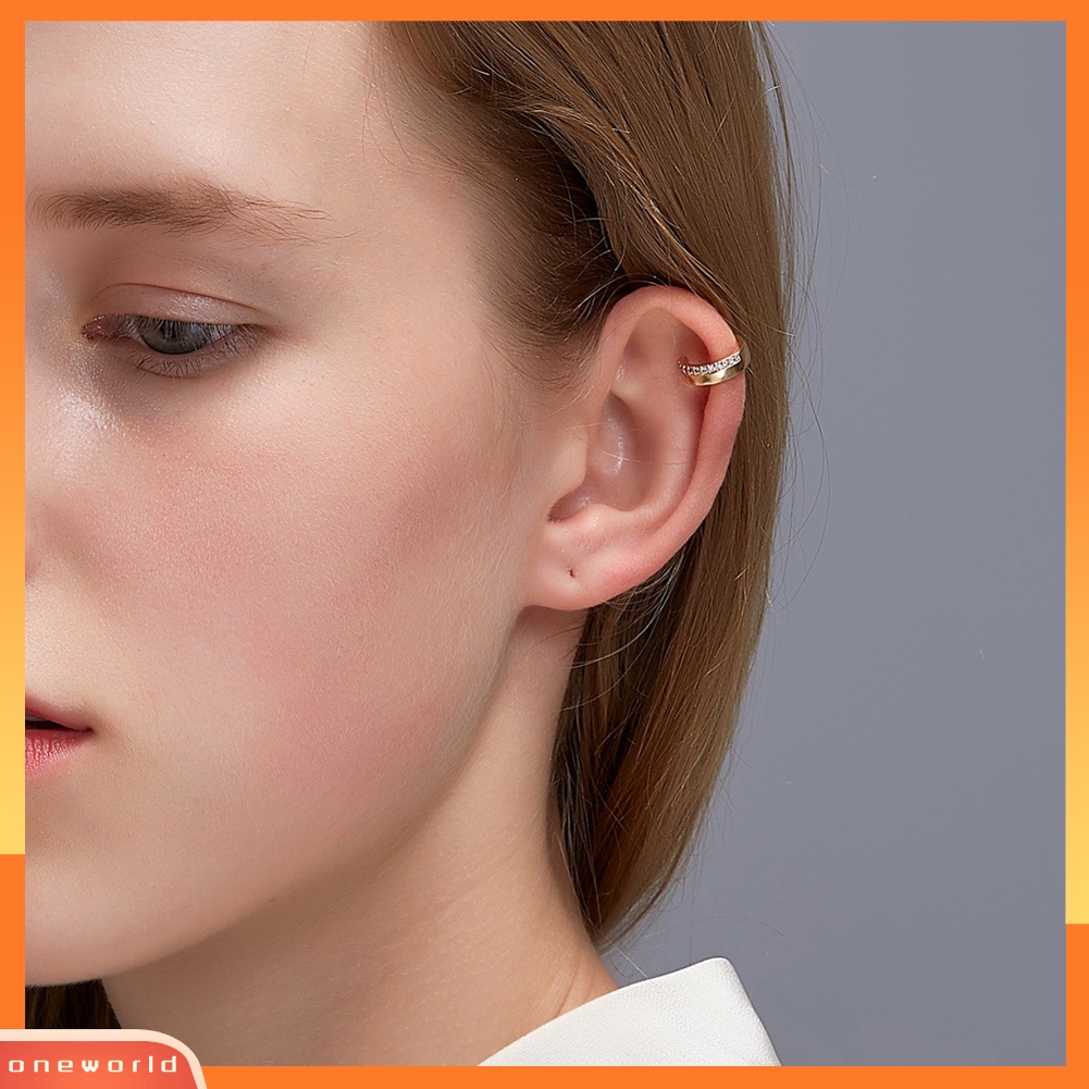 [WOD] 1pc Wanita Fashion C Bentuk Telinga Tulang Rawan Klip Non Piercing Anting Perhiasan Hadiah