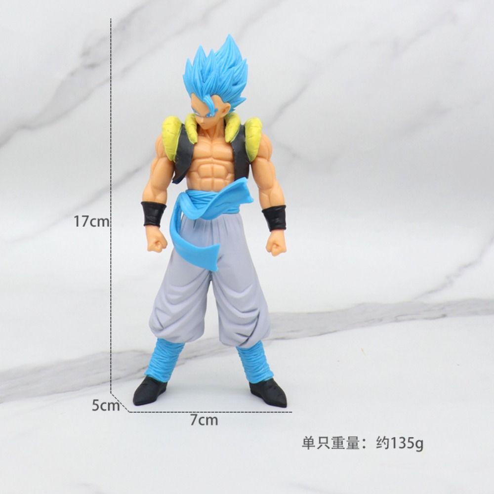 Lanfy Son Goku Anime Figure Untuk Anak Anak Hadiah Desktop Ornamen Anime Kostum Properti Anime Jepang Model Figure Mainan Mobil Dekorasi Goku Figure Mainan