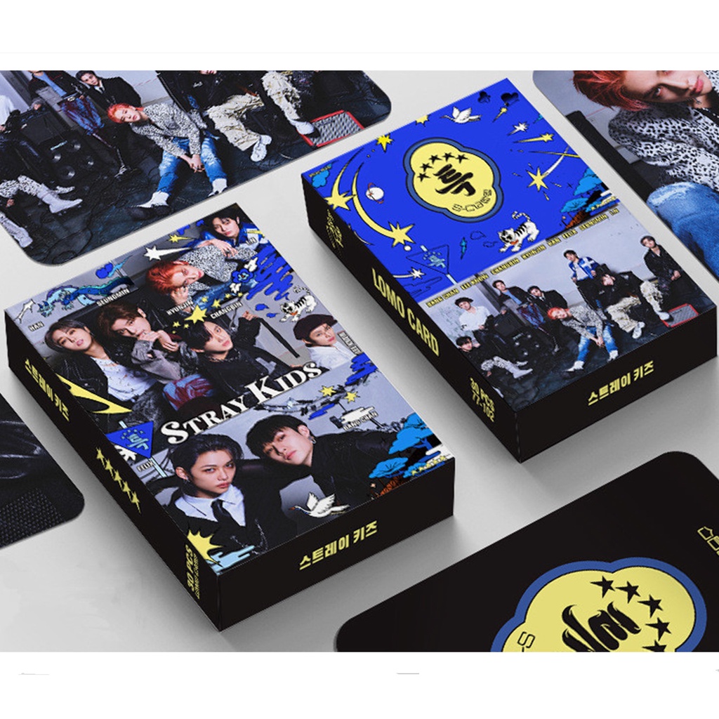 30pcs /box Album STRAY KIDS 5-STAR Photocard Kartu Lomo Straykids Kpop Postcards