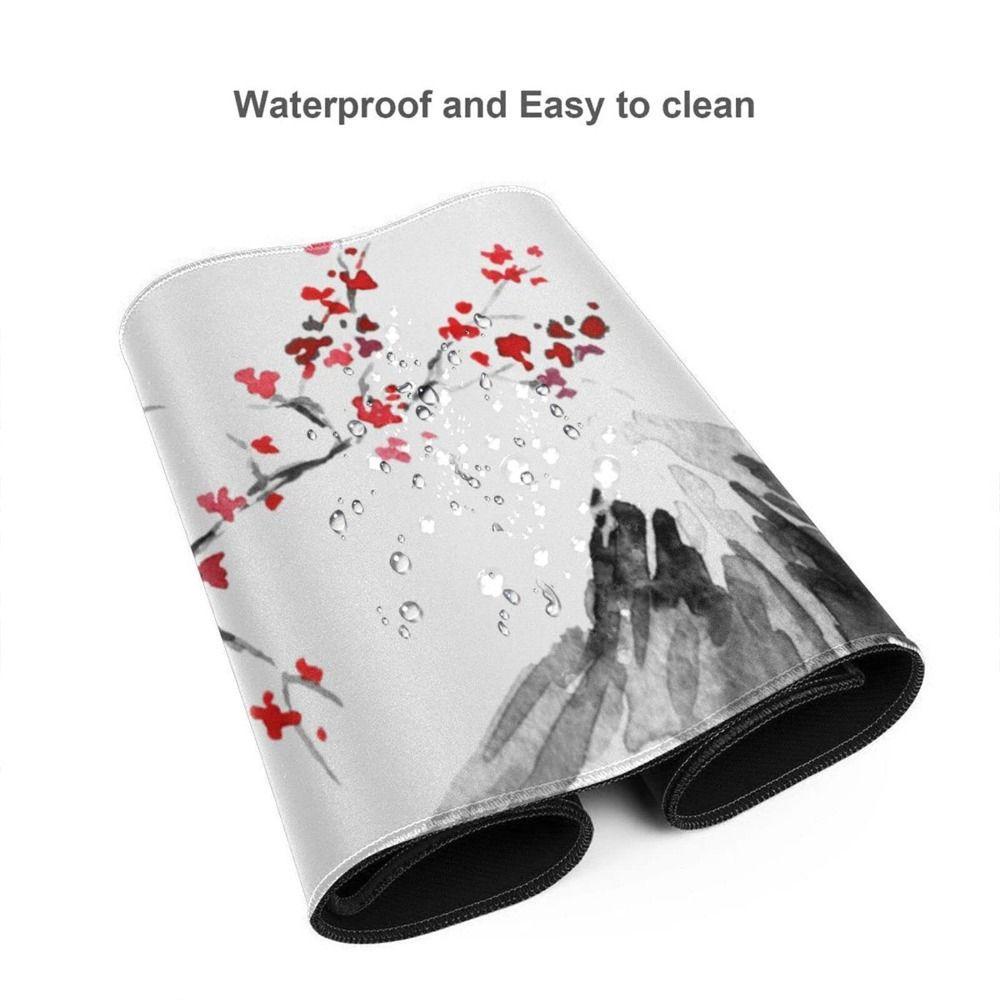 Populer Mouse Pad Kantor Non-Slip Gaming Ink and Wash Desk Pad