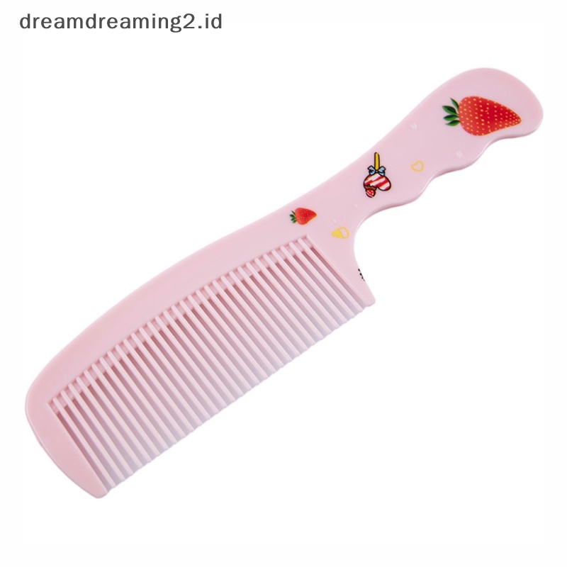 (drea) 1/2pcs Sisir Penata Rambut Anak Lucu Sisir Ekor Runcing Anti-Statis Sisir Perawatan Rambut //