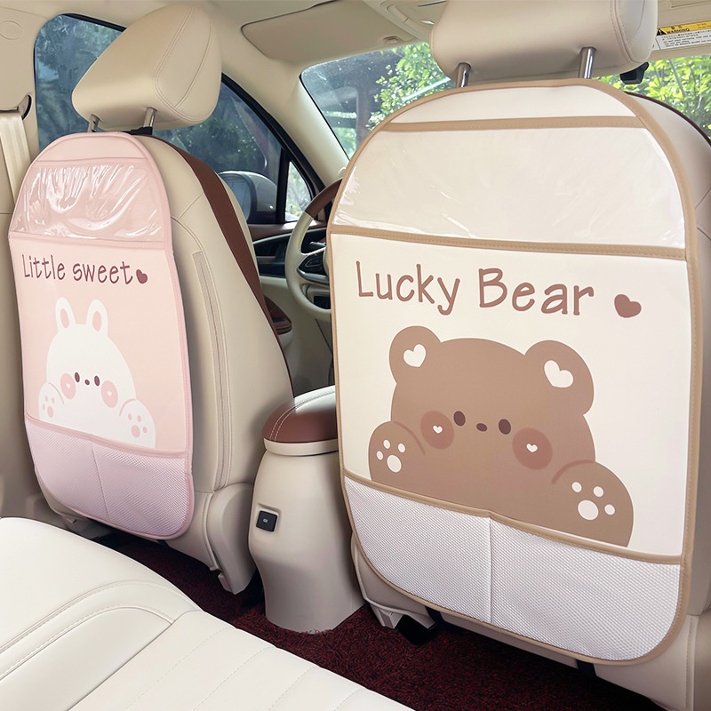 Car cute kick pad, Alas Pelindung Lucu Kursi Mobil