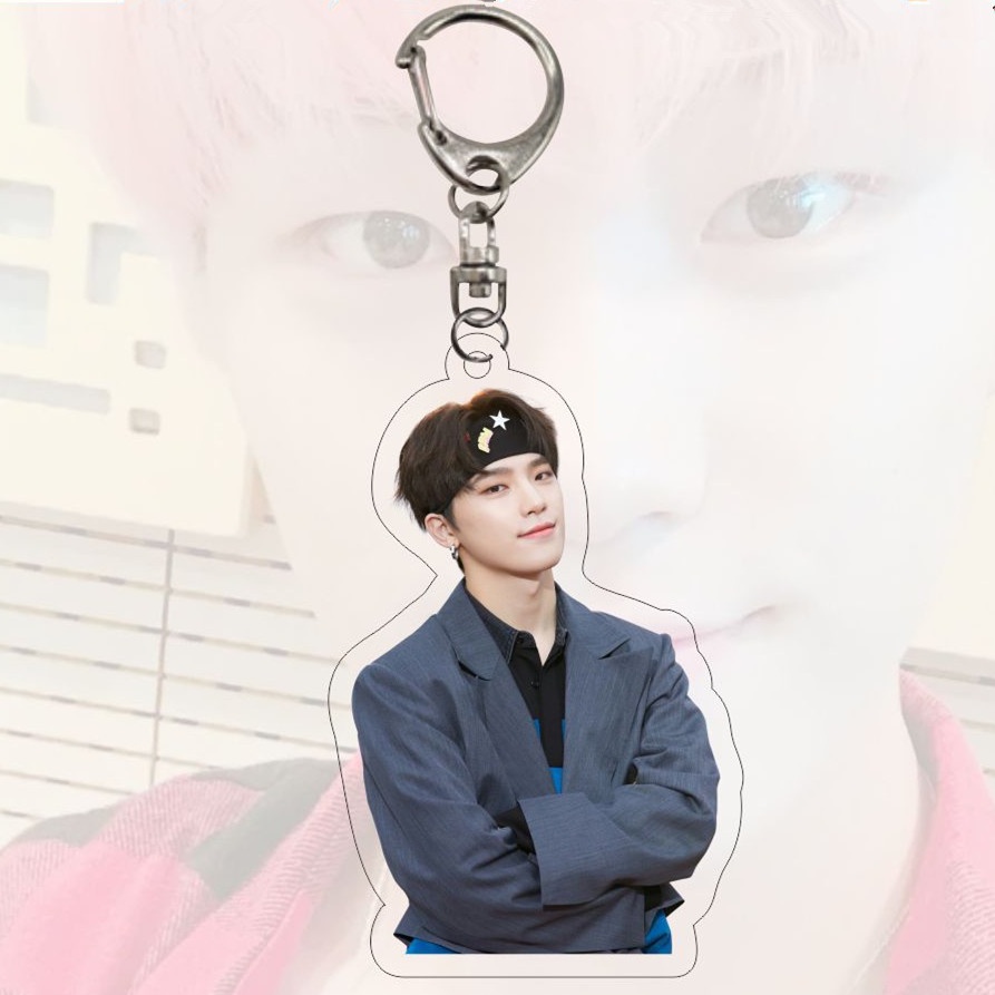 1pc SEVENTEEN Gantungan Kunci Akrilik SEUNGKWAN VERNON DINO Key Ring Gantung Atas