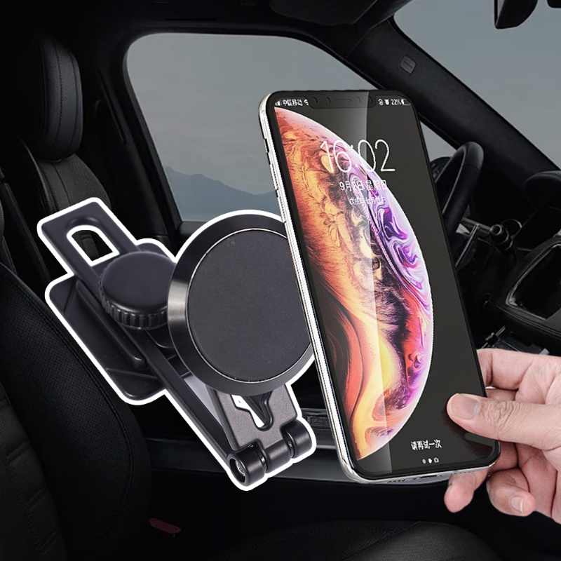 Dudukan Ponsel Magnet Portabel/Sudut Adjustable Universal Dashboard Mobil Self-Adhesive Magnetic Extendable Phone Stand