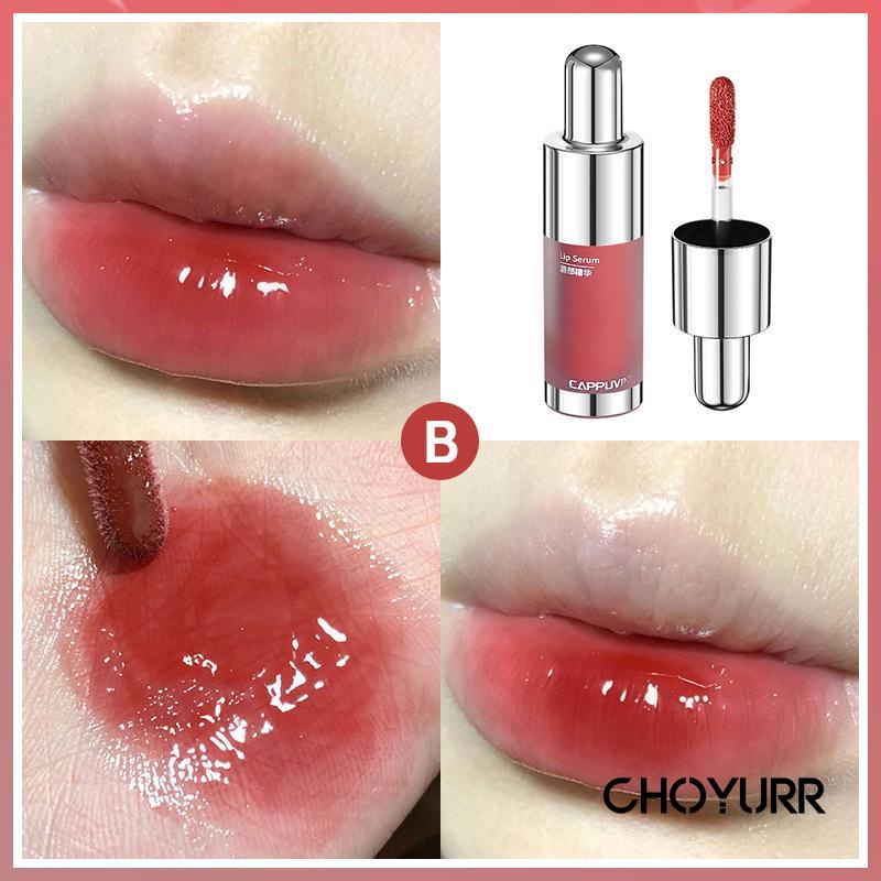 【COD】CAPPUVINI Lip Gloss Botol Susu Kecil Cermin Lip Glaze Waterproof-CH