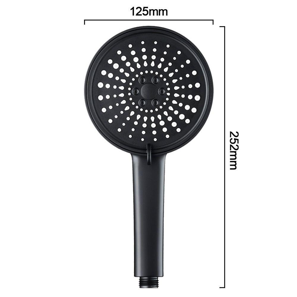 POPULAR Populer 12.5cm Kepala Shower Universal Berguna 5mode Adjustable Rainfall Handheld Shower Sprayer