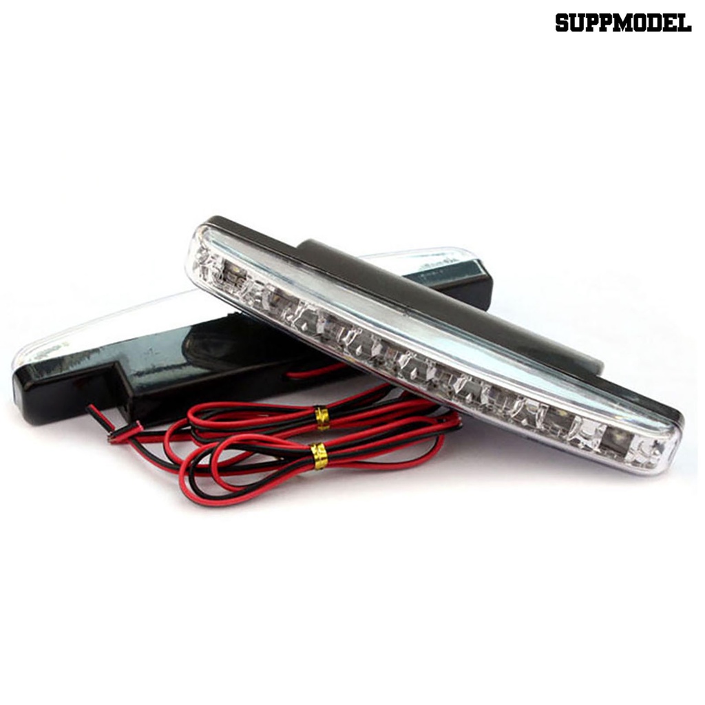 [SM]Daytime Running Light LED Instalasi Mudah Lampu Depan Mobil DC12V Bahan Plastik Untuk Outdoor