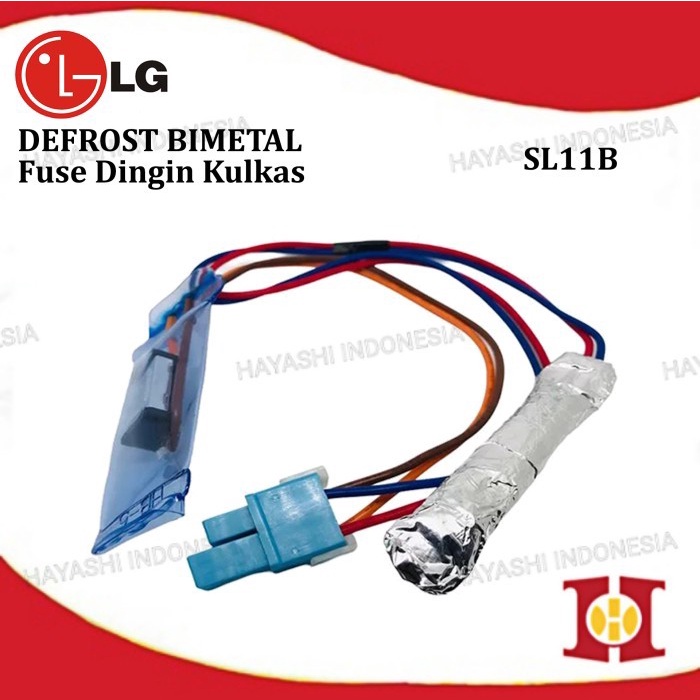 Defrost Bimetal Fuse Kulkas LG Dingin Dalam Luar 4 Kabel Terpisah