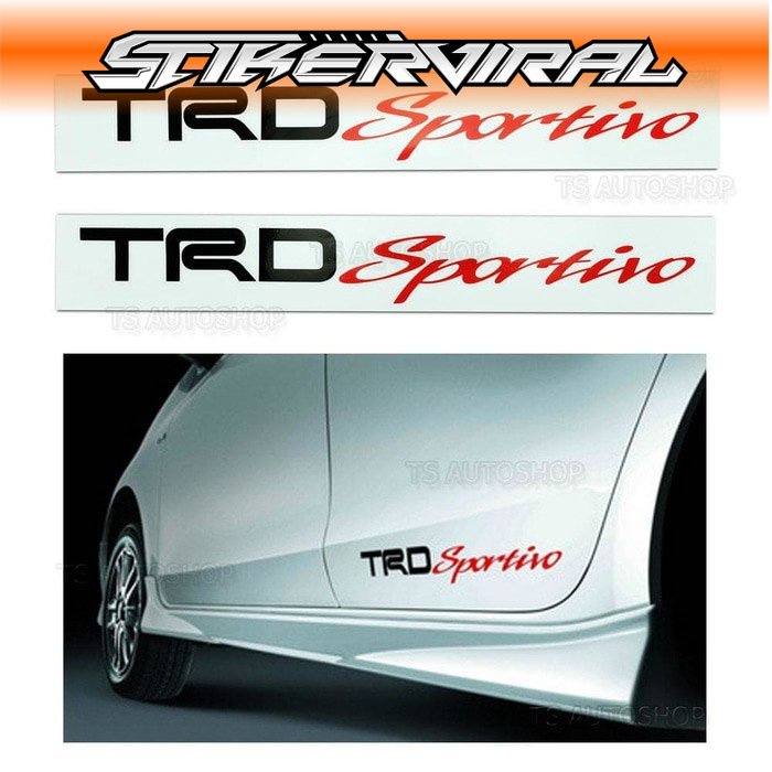 sticker stiker trd sportivo stickr mobil trd sportivo