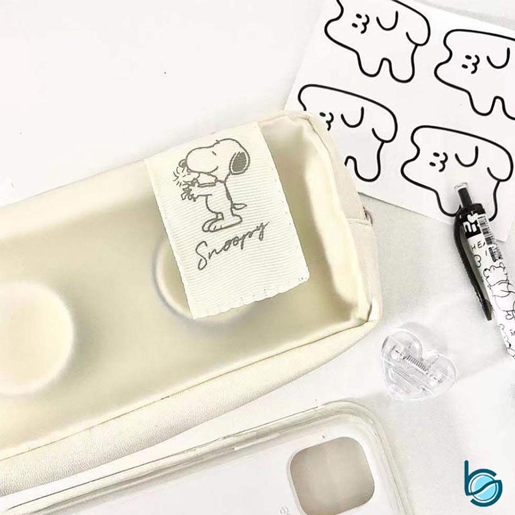 

Tempat Pensil/Kotak Pensil Muji Snoopy Cute Large Capacity Pencil Case/pensil pouch/make up tas/Kotak Pensil - Best Stationary