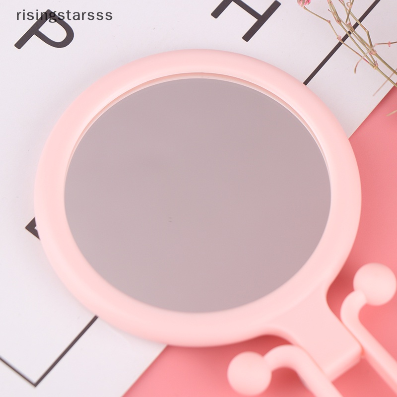 Rsid Span-New5 /10X Magnifying Handheld Mirror Travel Cermin Rias Tangan Lipat Dua Sisi Jelly