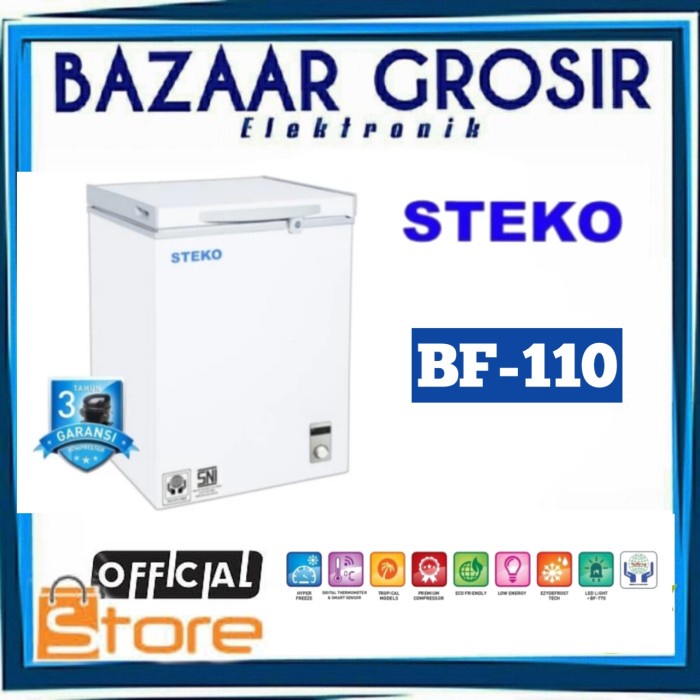 CHEST FREEZER STEKO BF 110 LEMARI PEMBEKU BF110 100L