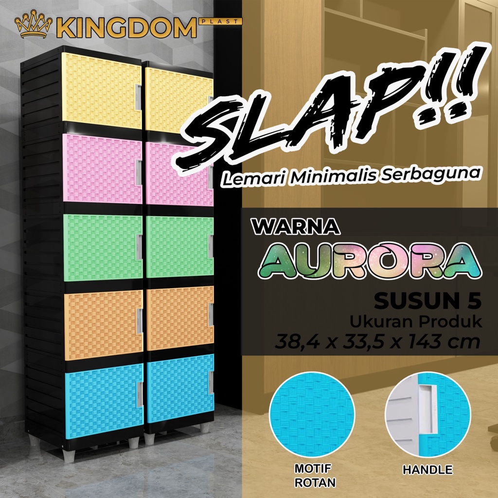 SLAP AURORA LEMARI PAKAIAN MINIMALIS KINGDOM SLAP HITAM LEMARI SWING LEMARI PLASTIK LEMARI BAJU LEMARI ROTAN LEMARI MURAH SLAP AURORA