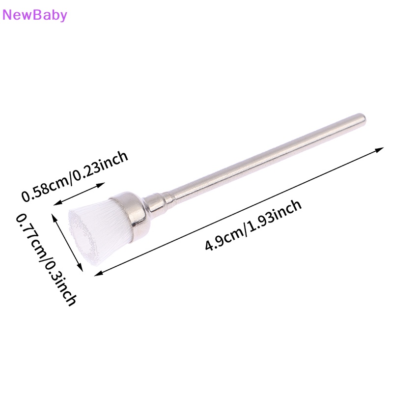 Newbaby Kuas Pembersih Debu Kuku nail art Mata Bor head Cleaning Brushes Manicure Tools ID