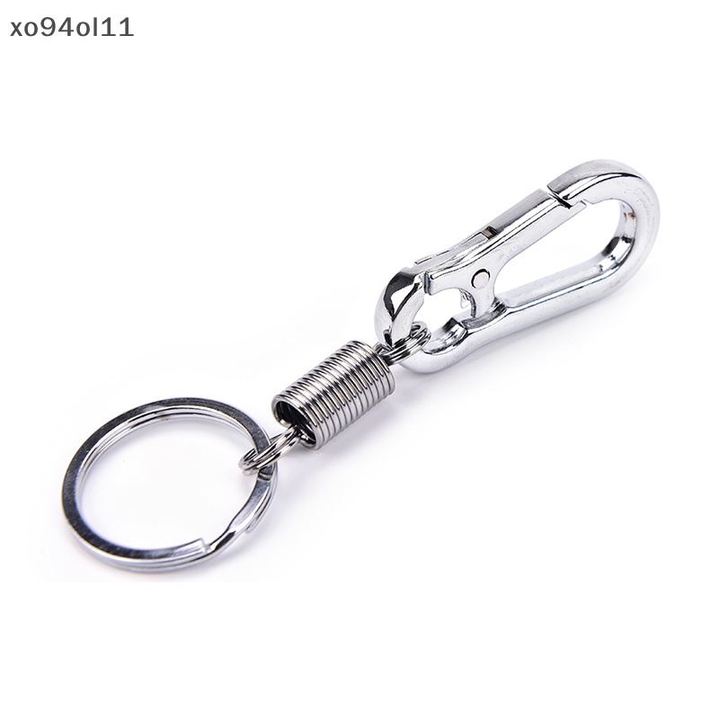 Xo 1pc Gesper Labu Stainless steel carabiner Gantungan Kunci anti Hilang Gesper Ditarik OL