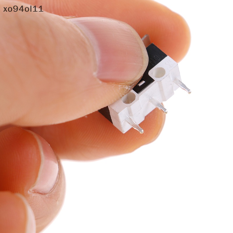 Xo 10Pcs Limit Switch Push Button Saklar 1A 125V AC Mouse Switch 3Pins Micro Switch OL