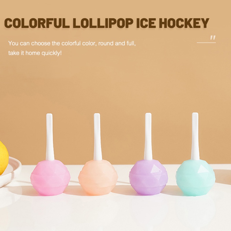 [Fitur] Kreatif Lolipop Es Hoki Cetakan Musim Panas Jus Kopi Batu Membuat Cetakan Susu Krim Icy Sphere Freezing Cup Mudah-demoulding Ice Ball DIY Tray