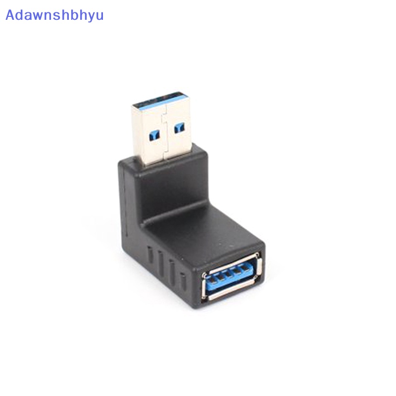 Adhyu Adapter Konektor USB 3.0 A Male To Female Siku Kiri Kanan 90derajat ID