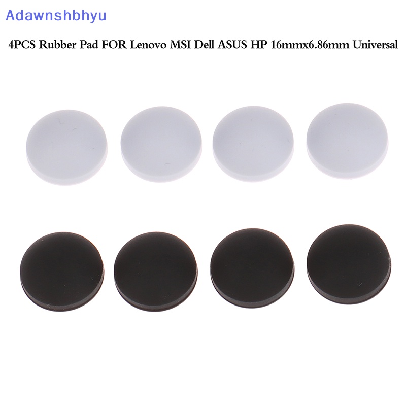 Adhyu 4Pcs /Set 16.2x6.86mm Pad Karet Melingkar Laptop DIY Untuk Lenovo Dell ASUS HP ID