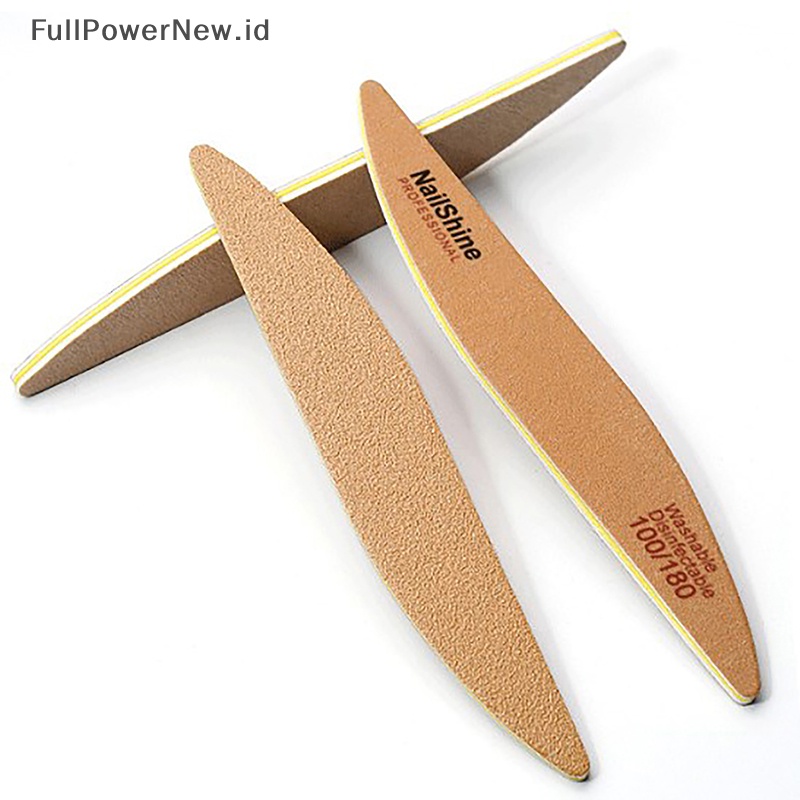 Power Nail File100 /180Alat Nail Buffer Double Side Untuk Manicure Pedicure Gel Polish ID