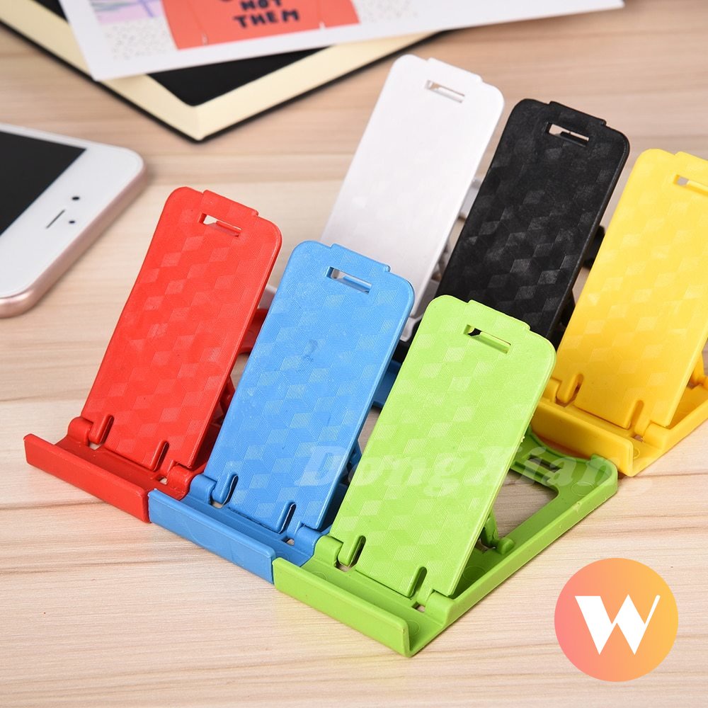 1pc Universal Multifungsi Warna Permen Mini Dudukan Ponsel Meja Lipat Stand Holder Adjustable Untuk IPhone Andorid Phone