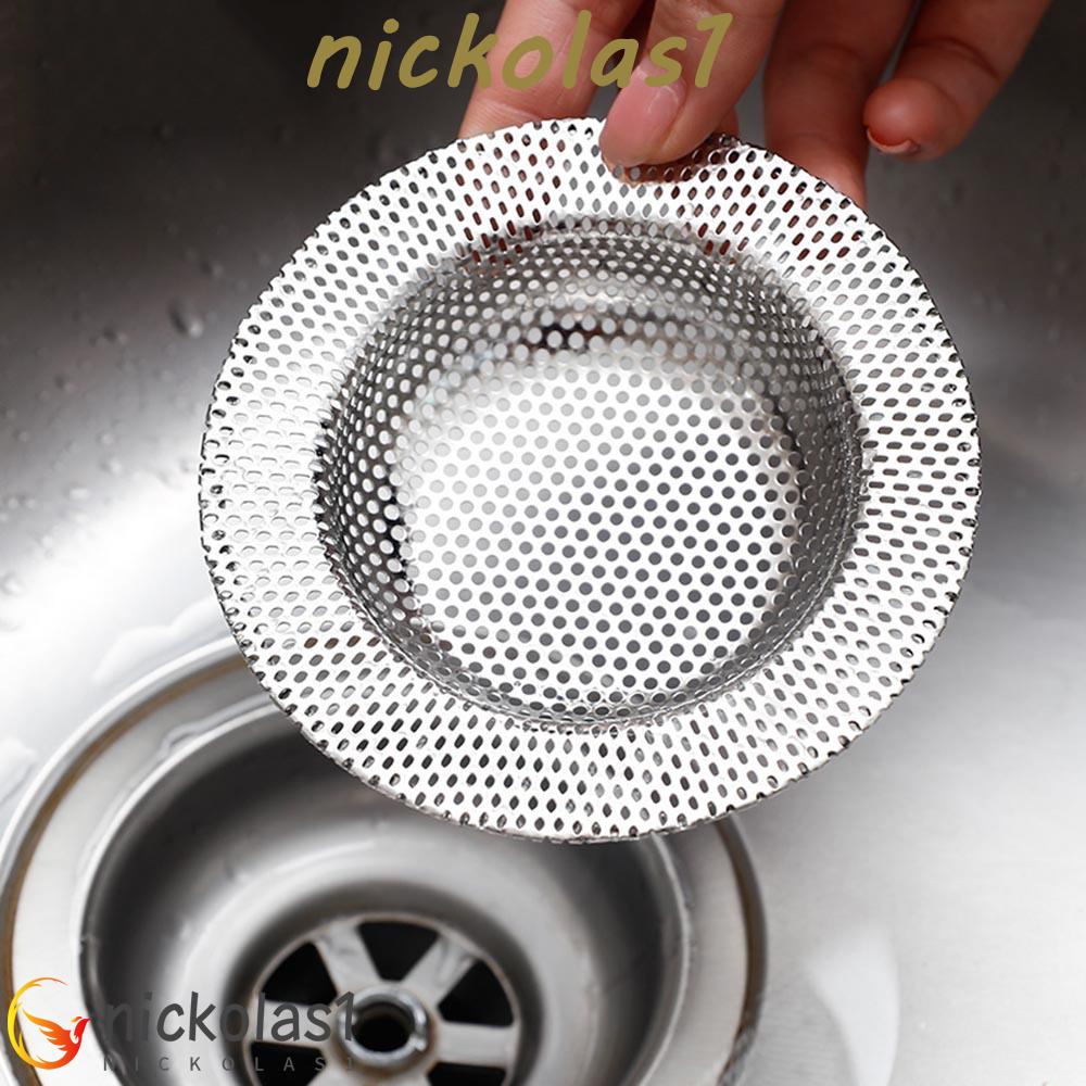 Nickolas1 Wastafel Rambut Stainless Steel Perlengkapan Kamar Mandi Dapur Saringan Kitchen Tools