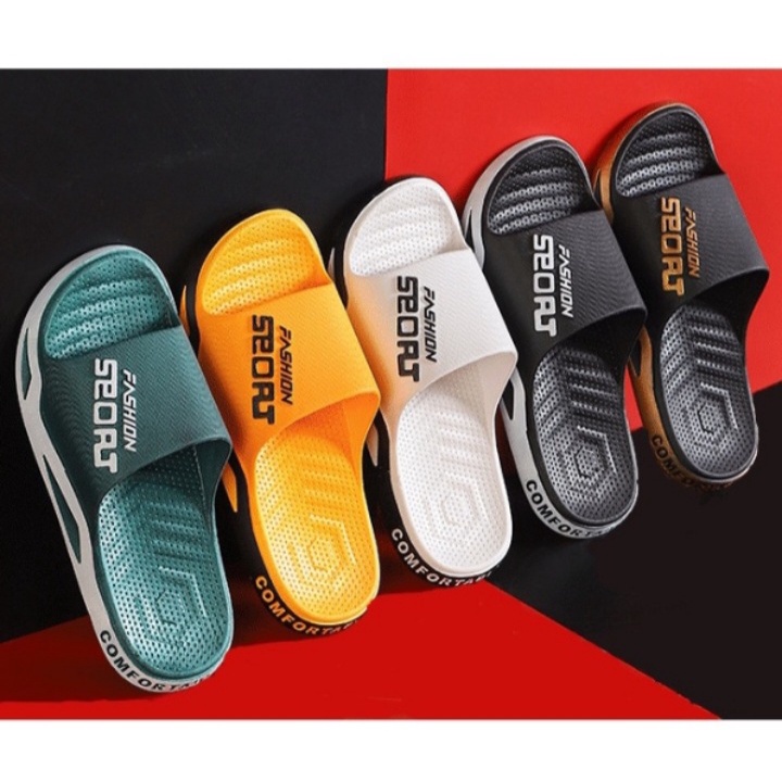 COD!! |Sandal Pria Sandal cowok Selop Sandal Slide Empuk Nyaman Anti Slip karet import high quality sandal 2137