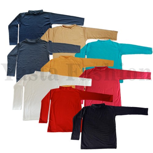 Yasta Fashion - Baju Manset Anak Perempuan & Laki-Laki 1-8 Tahun - Hitam, Size S