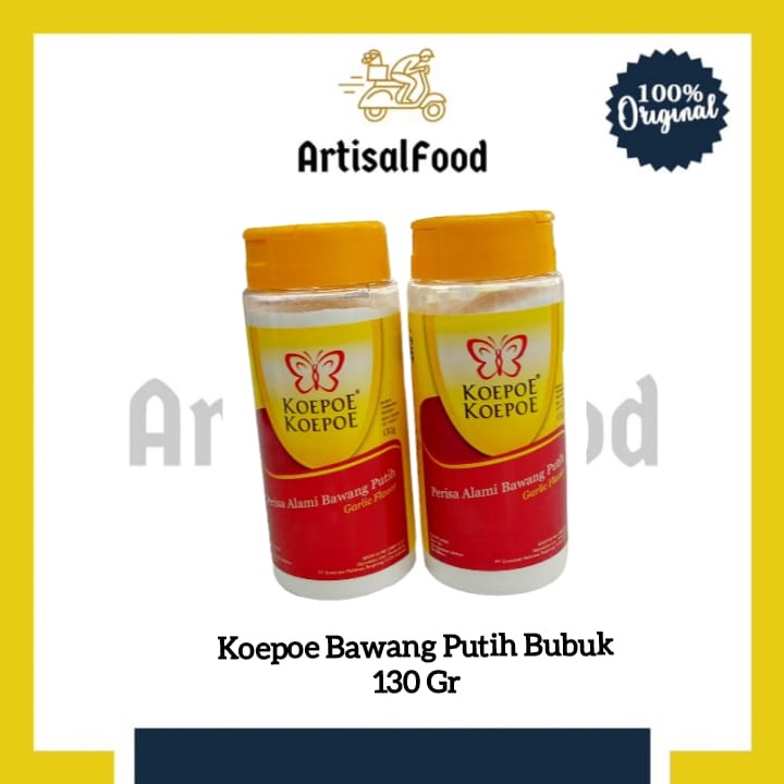 

KOEPOE BAWANG PUTIH garlic powder 130gr ORI bumbu